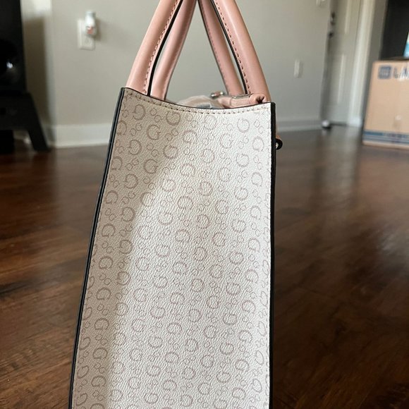 Guess Handbags, Satchel, Light rose and Beige color - Picture 5 of 9